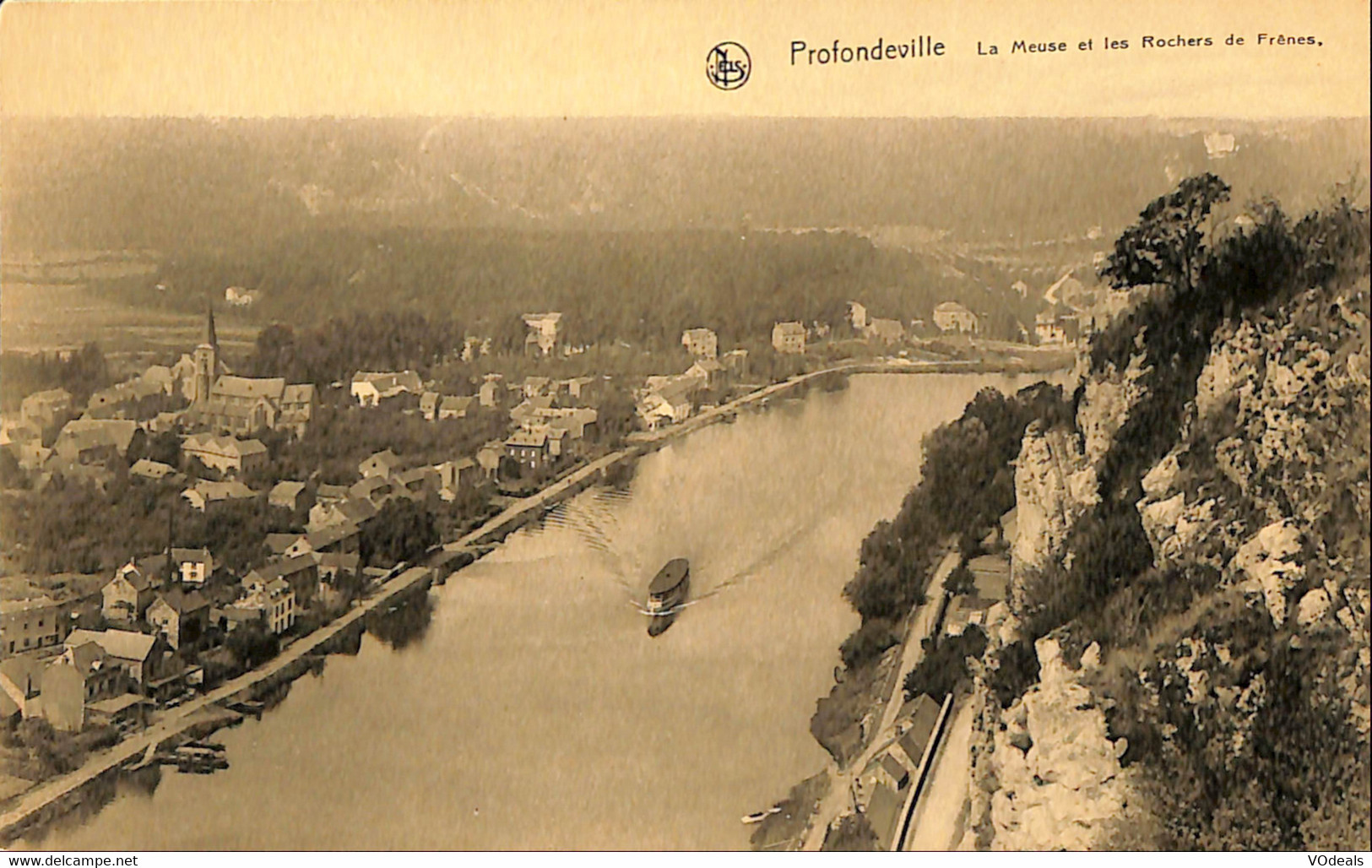 Belgique - Namur - Profondeville - La Meuse Et Les Rochers De Fresne - Profondeville