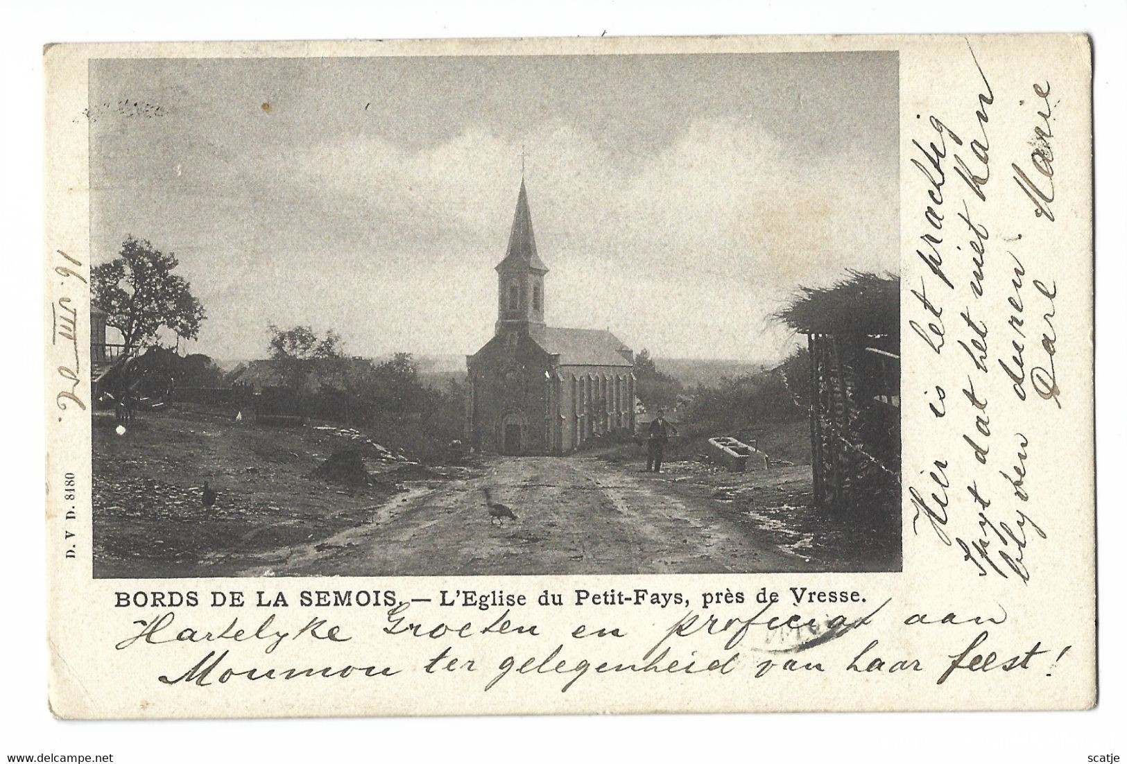 Petit-Fays   -   L'Eglise Du Petit-Fays.  -   1900    Vresse - Bièvre