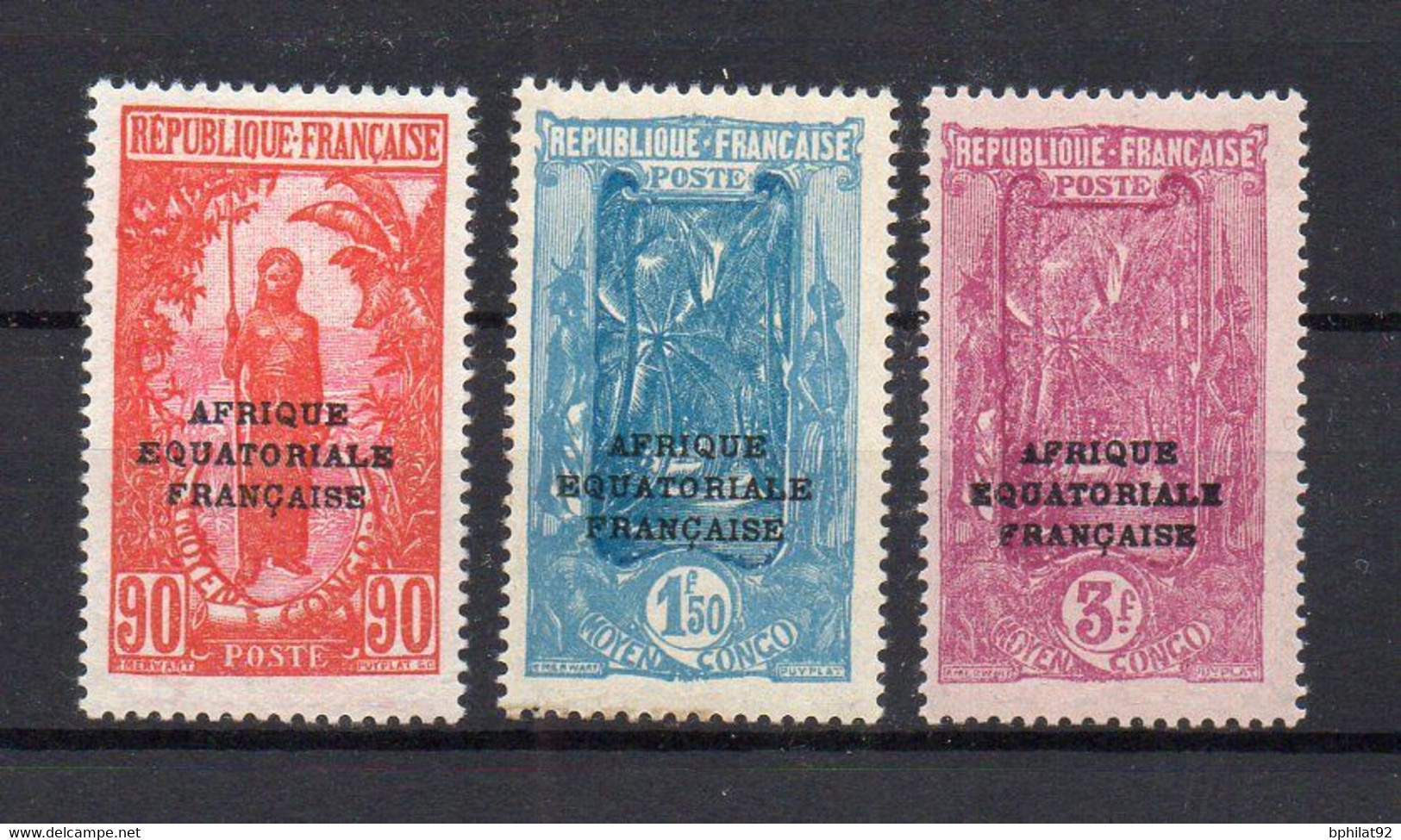 !!! CONGO, N°106/108 NEUFS * - Neufs