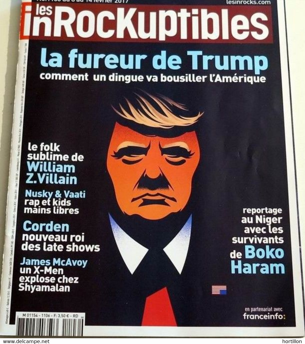 Magazine Les INROCKS 1106 Donald TRUMP - Entretenimiento
