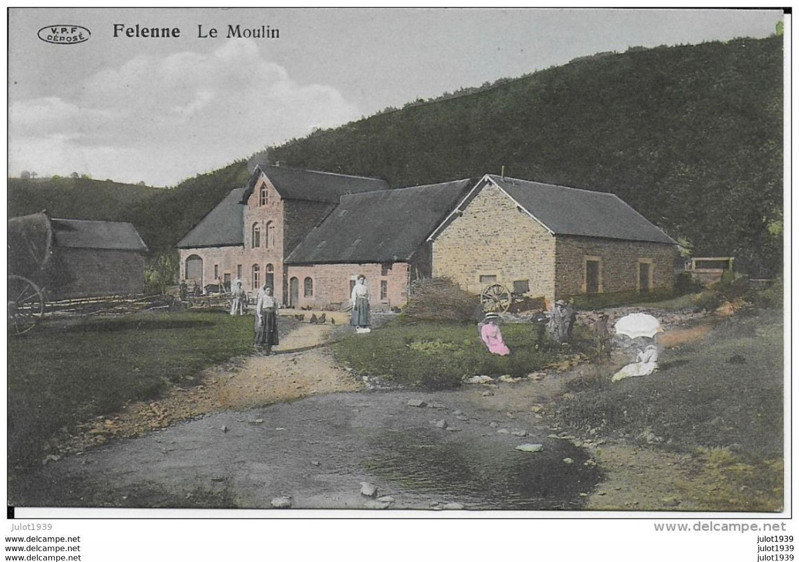 FELENNE ..-- MOULIN . 1912 Vers DINANT ( Melle Claudine BRASSEUR ) . Voir Verso . - Gedinne