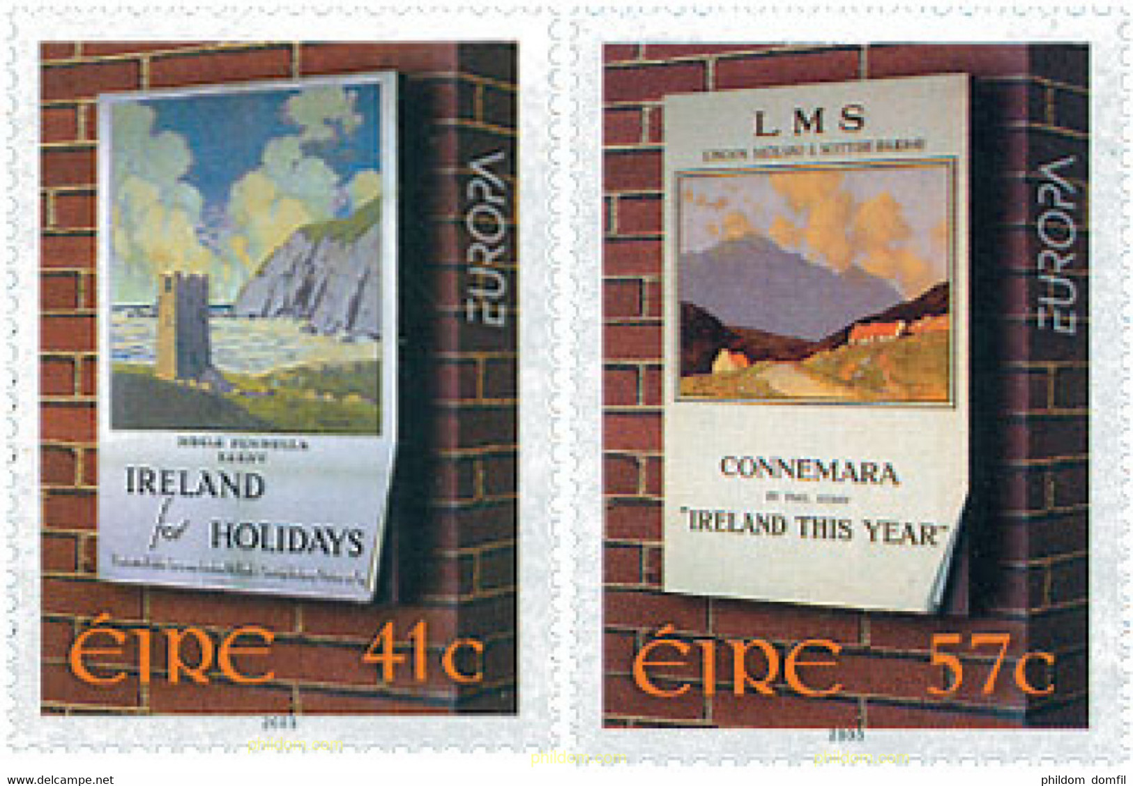 123329 MNH IRLANDA 2003 EUROPA CEPT. ARTE DEL CARTEL - Colecciones & Series