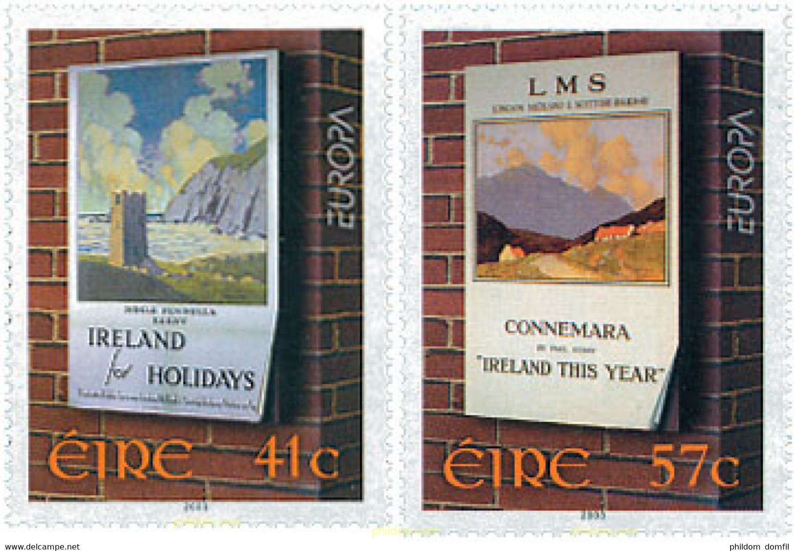 123329 MNH IRLANDA 2003 EUROPA CEPT. ARTE DEL CARTEL - Verzamelingen & Reeksen