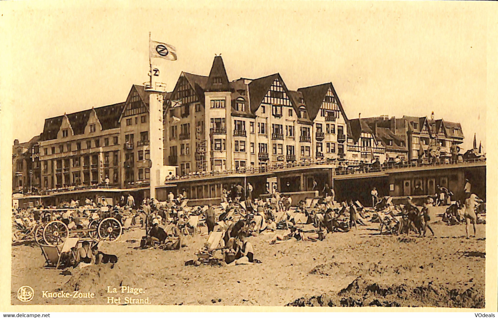 Belgique - Flandre Occidentale - Knokke - Knocke-Zoute - La Plage - Knokke