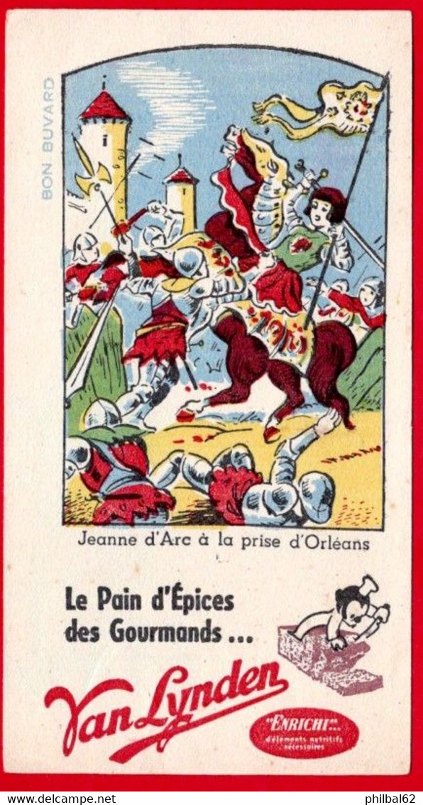 Buvard Pain D'épices Van Lynden. Jeanne D'Arc à Orléans. - Peperkoeken