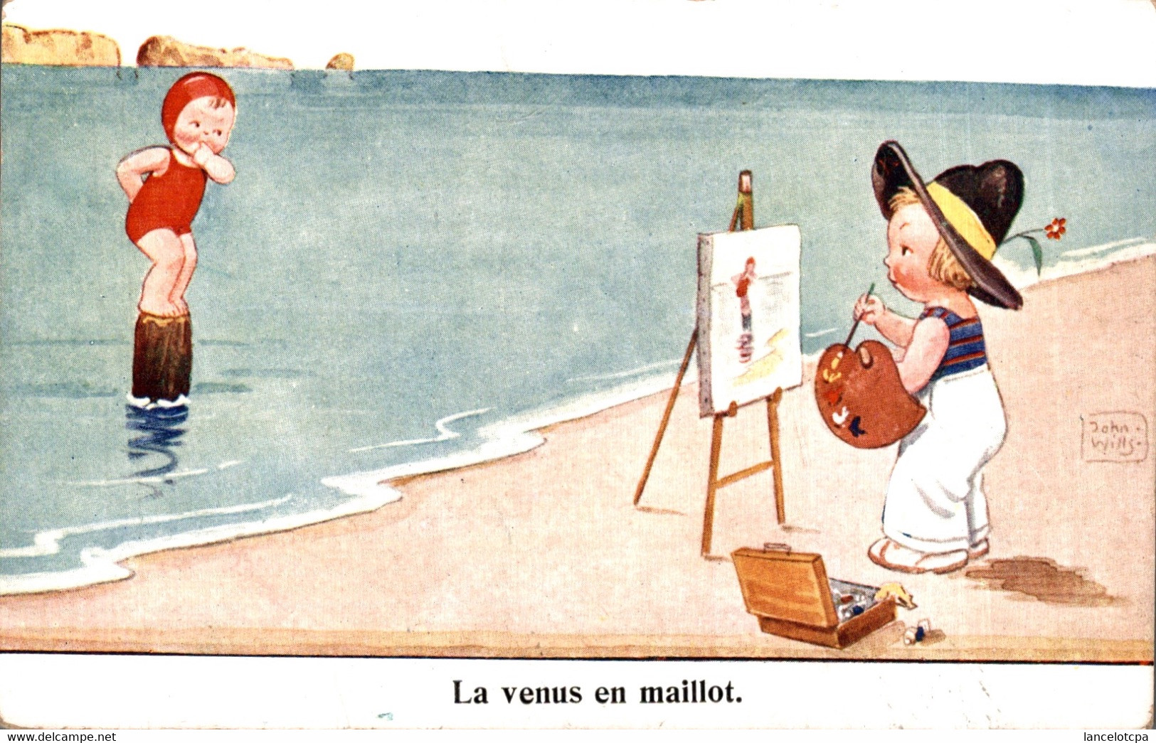 ILLUSTRATION JOHN WILLS / LA VENUS EN MAILLOT - Wills, John