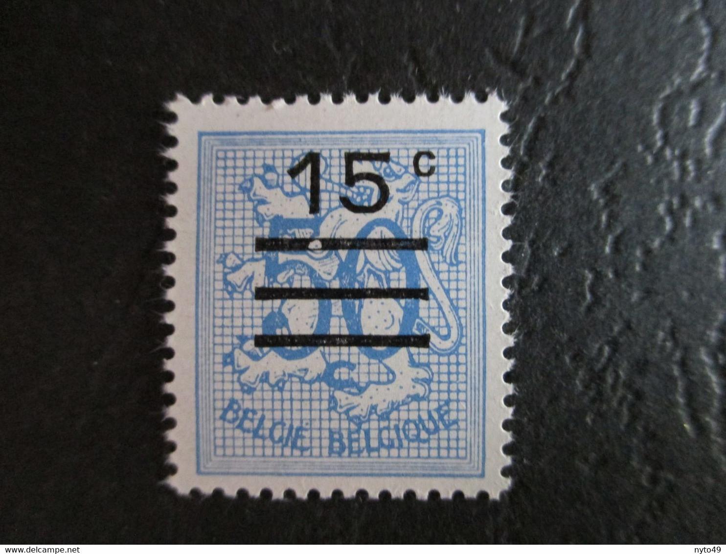 Nr 1446 - Cijfer Op Heraldieke Leeuw Met Opdruk - Luppi/Varibel V6 Bovenste Lijn Van Opdruk Gebroken - MNH** - Andere & Zonder Classificatie