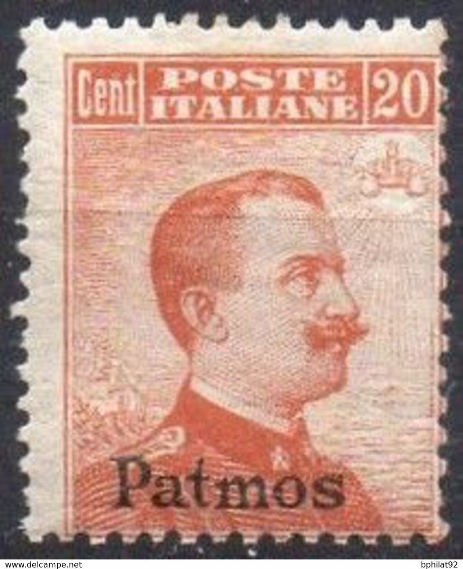 !!! ITALIE, PATMOS, N°9 SANS FILIGRANE NEUF * - Egeo (Patmo)