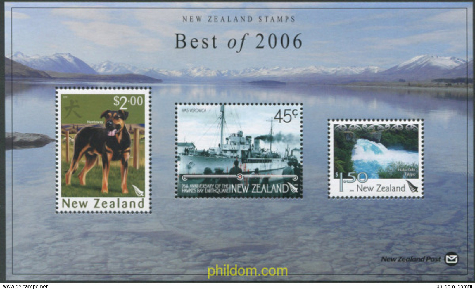 695948 MNH NUEVA ZELANDA 2007 BEST OF 2006 - Abarten Und Kuriositäten