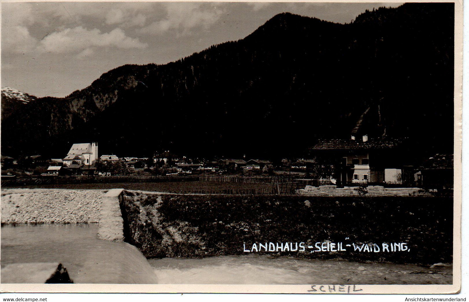 Waidring - Landhaus Scheil  1937 (12495) - Waidring