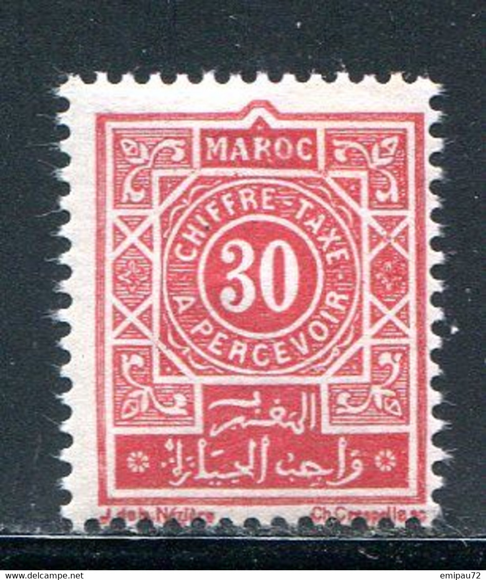 MAROC- Taxe Y&T N°31- Neuf Avec Charnière * - Timbres-taxe