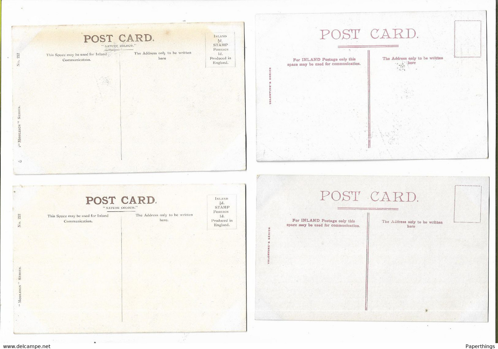 4 Postcards, Suffolk, Lowestoft, Harbour, Fish Market, Pier, Boats. - Lowestoft