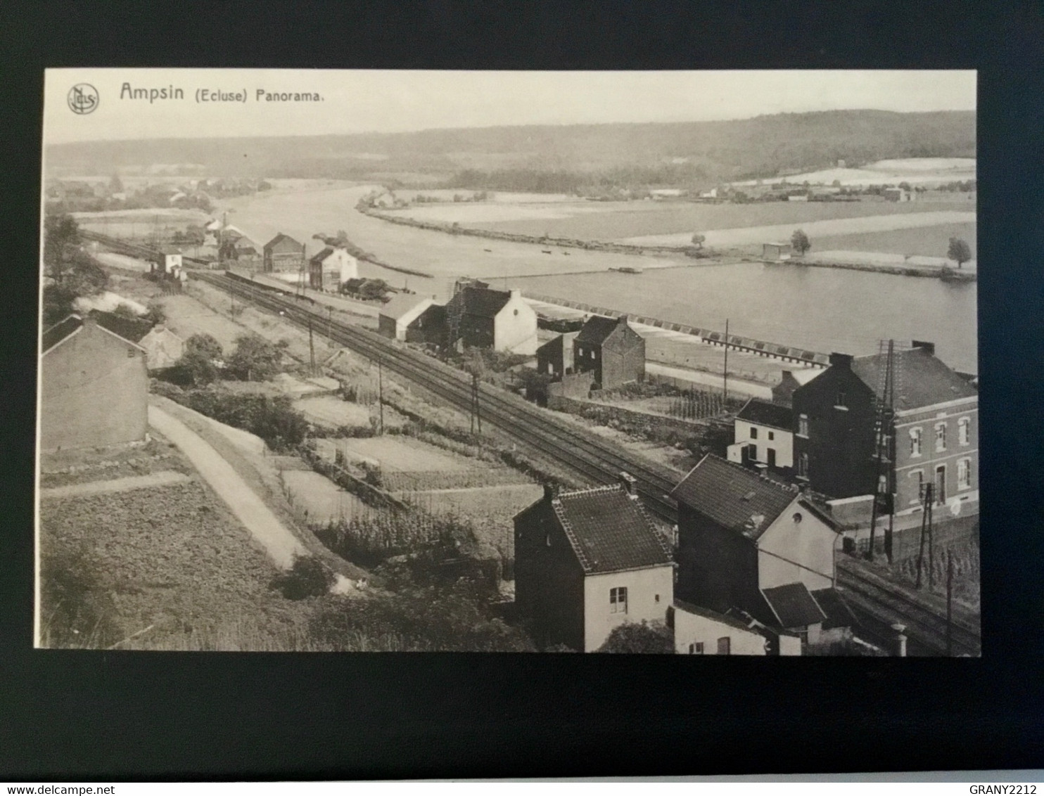 AMPSIN ( ÉCLUSE ) PANORAMA,CHEMIN DE FER - Amay