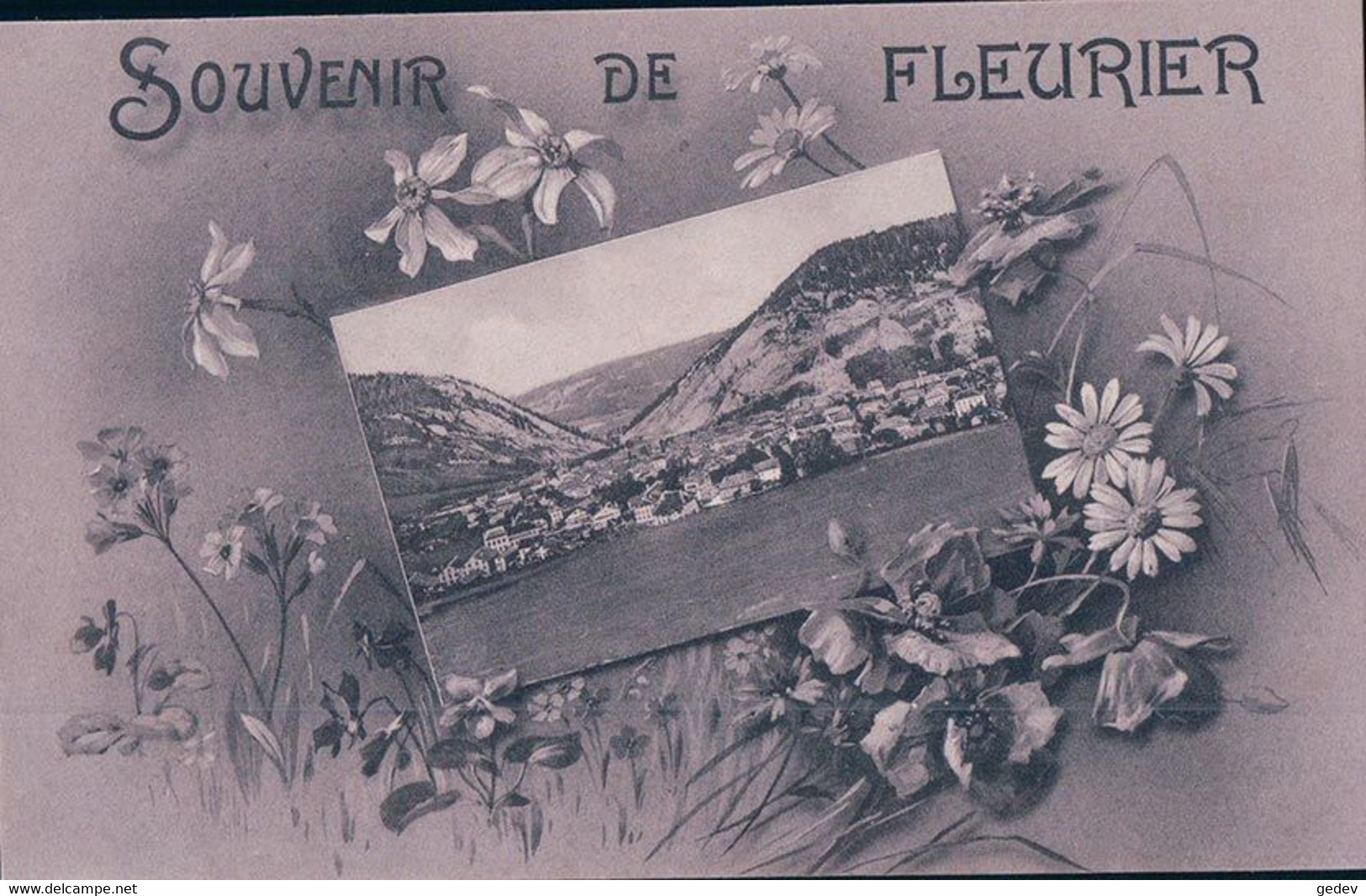 Souvenir De Fleurier NE (31.12.1906) - Fleurier