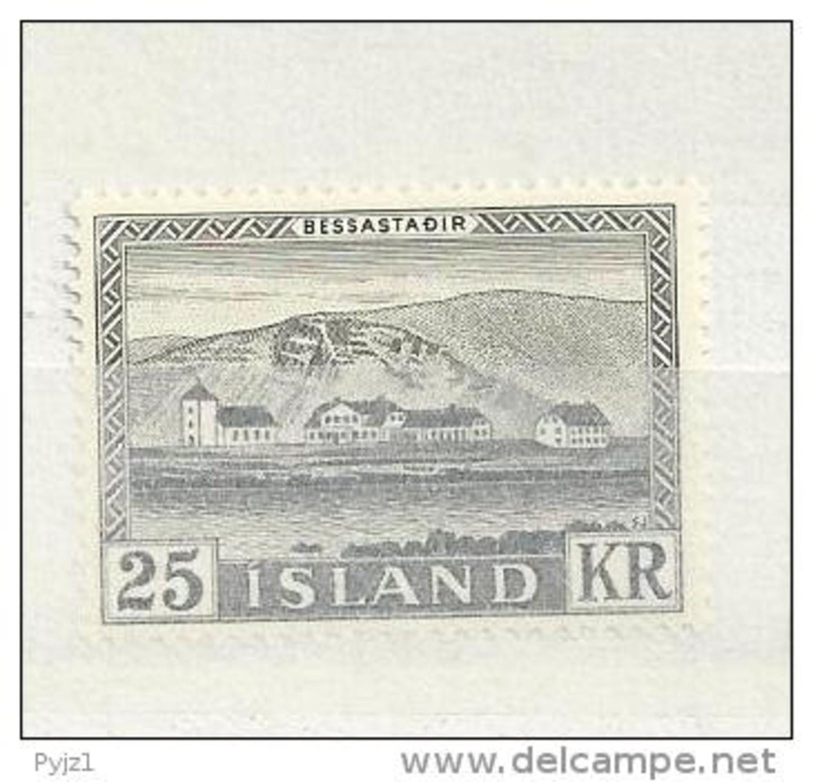 1957 MNH Iceland, Island, Mi 319 - Neufs