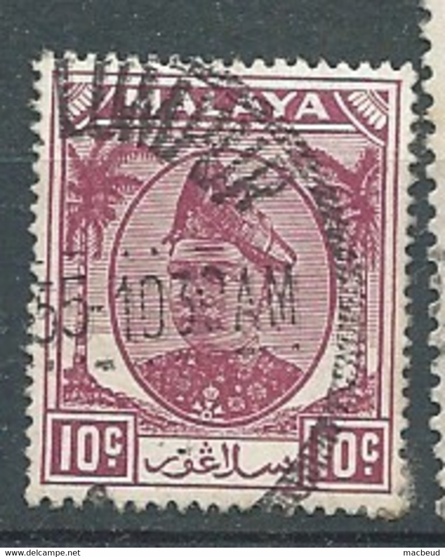 Malaysie - Selangor-  Yvert N° 53  Oblitéré      -  AE 21628 - Selangor