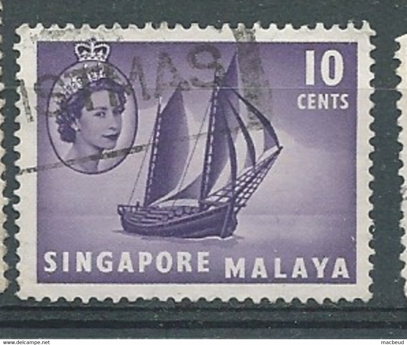 Singapour   Yvert N° 34  Oblitéré      -  AE 21630 - Singapur (...-1959)