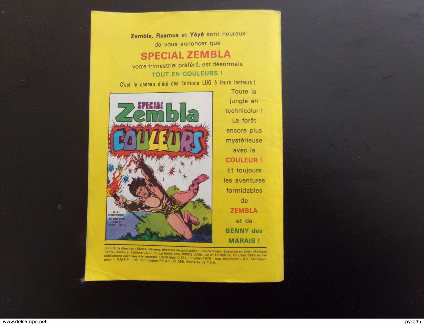 Petit Format " Zembla " N° 294, Juillet 1979, 128 Pages - Zembla