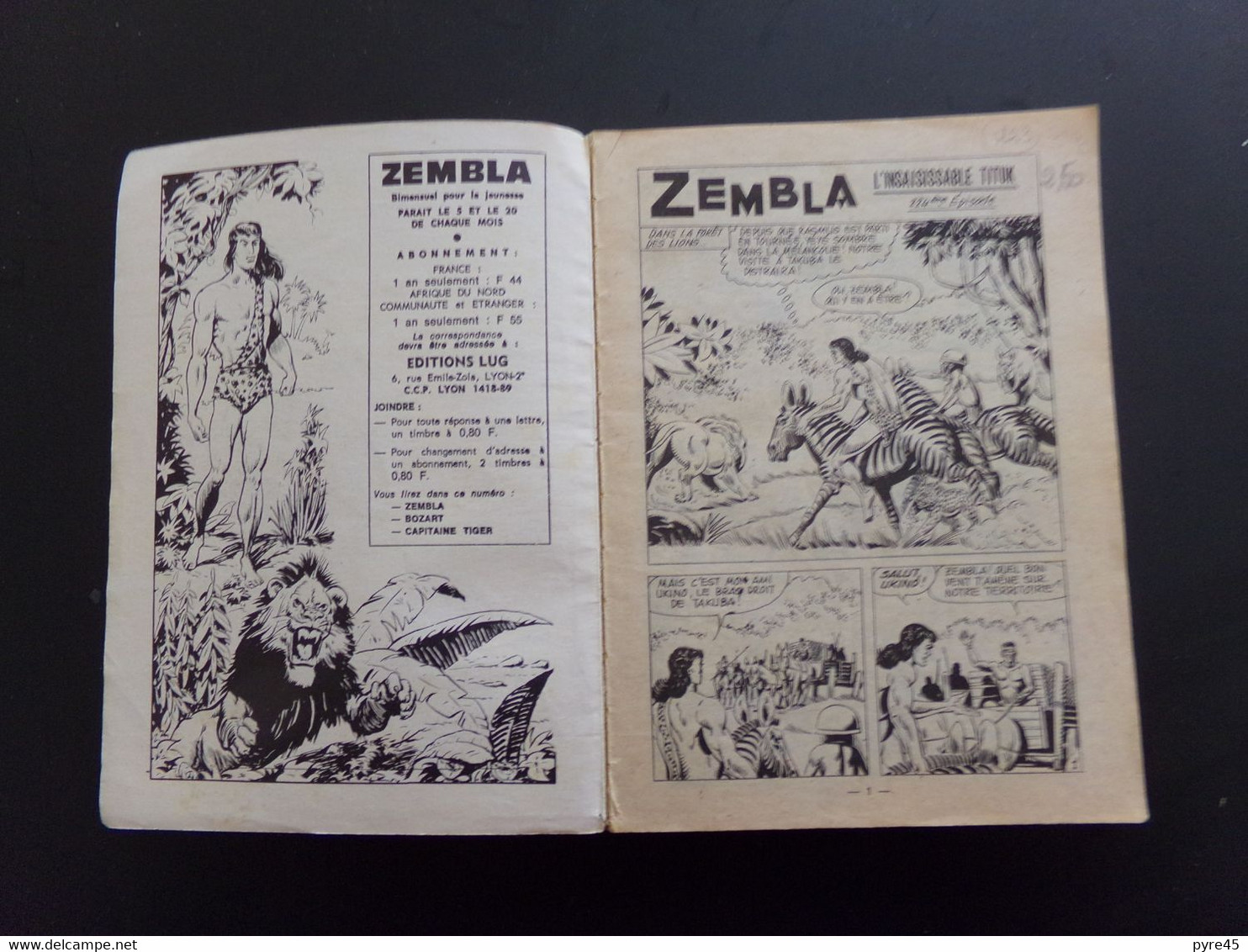 Petit Format " Zembla " N°224, Avril 1975, 128 Pages - Zembla