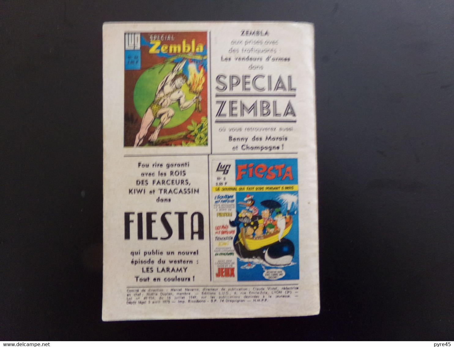 Petit Format " Zembla " N°224, Avril 1975, 128 Pages - Zembla