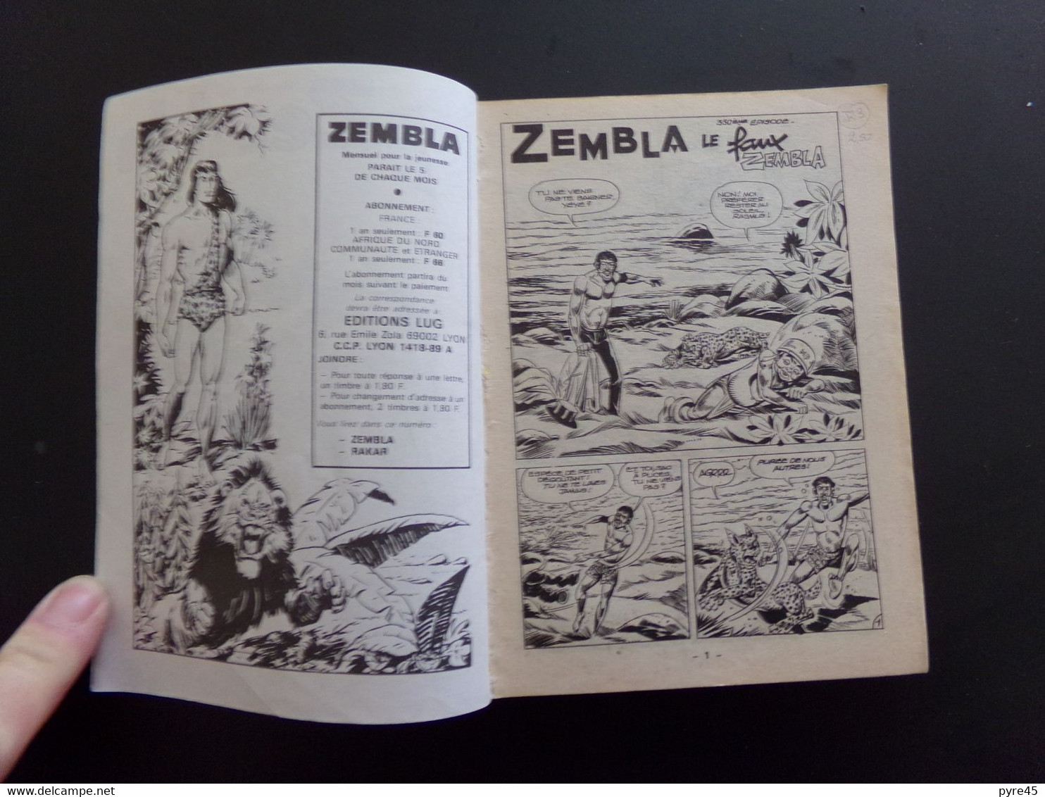 Petit Format " Zembla " N° 330, Juillet 1982, 128 Pages - Zembla