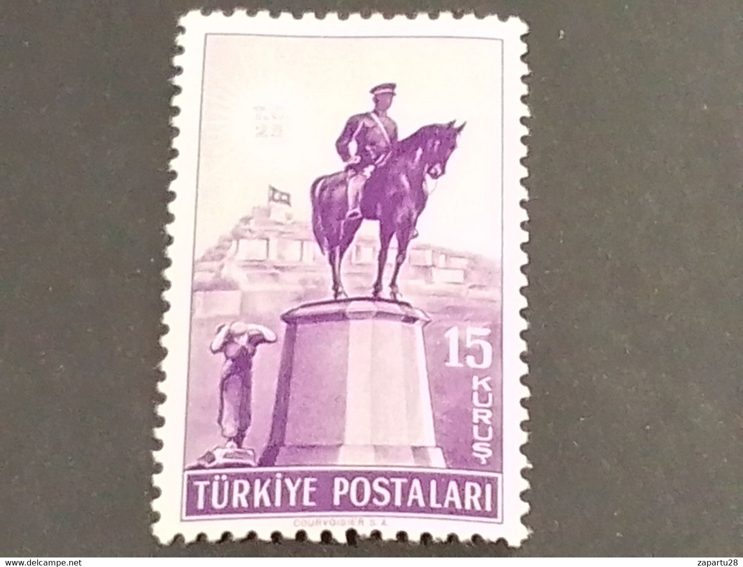 TÜRKEY--1940-50 -   15K      DAMGASIZ - Unused Stamps