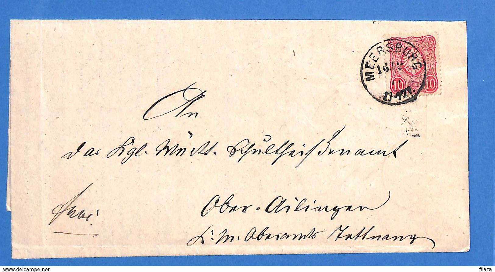 Allemagne Reich 19.. Lettre De Meersburg (G14878) - Briefe U. Dokumente