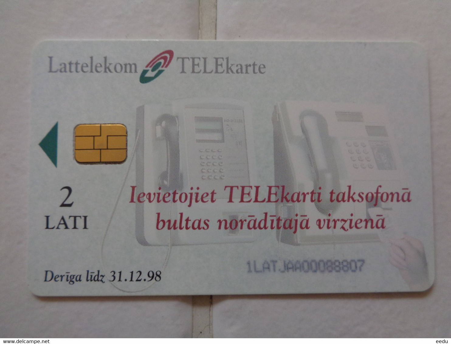 Latvia Phonecard - Téléphones