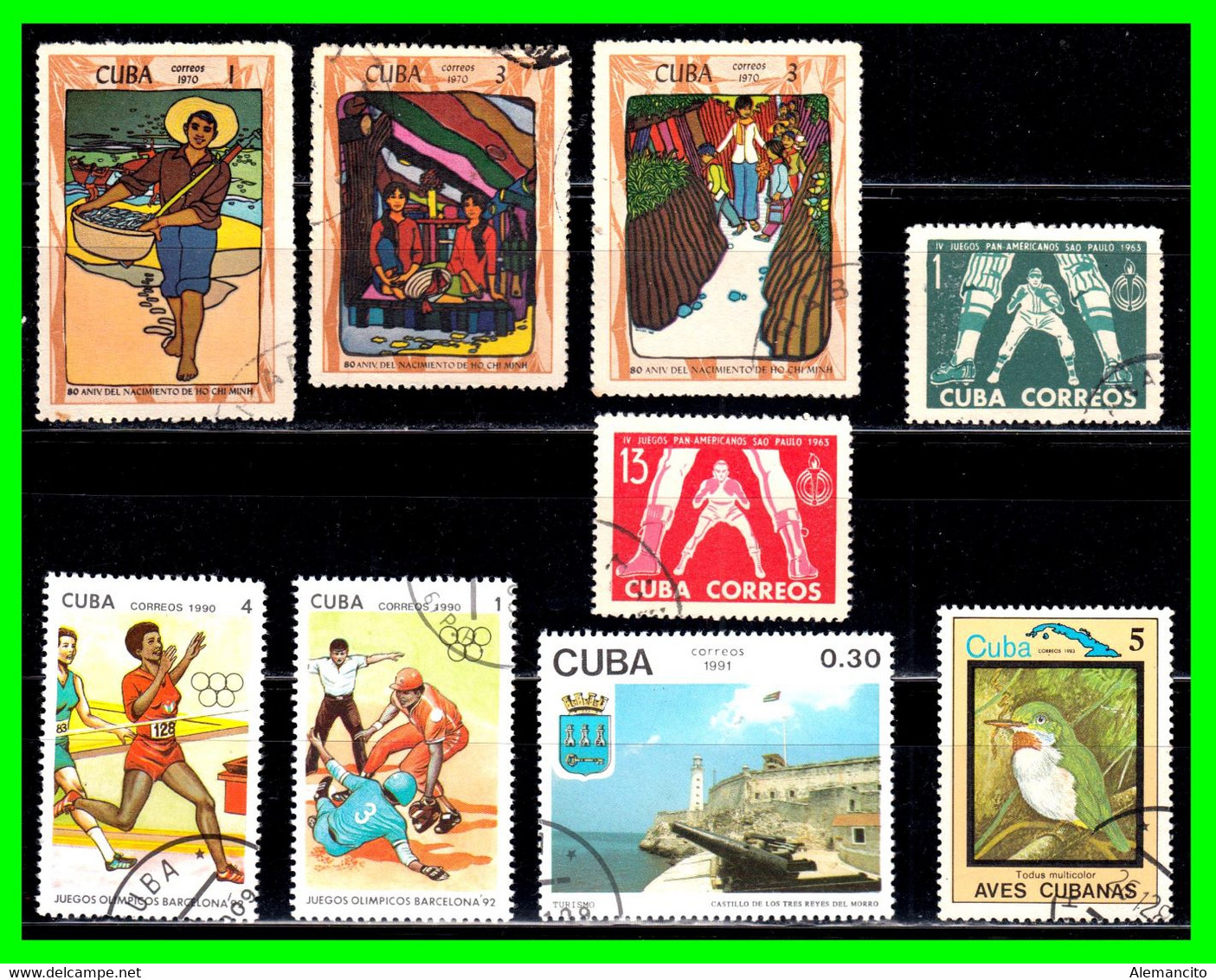 CUBA ( AMERICA DEL NORTE ) LOTE DE SELLOS DE DIFERENTE AÑOS Y VALORES - Collections, Lots & Séries