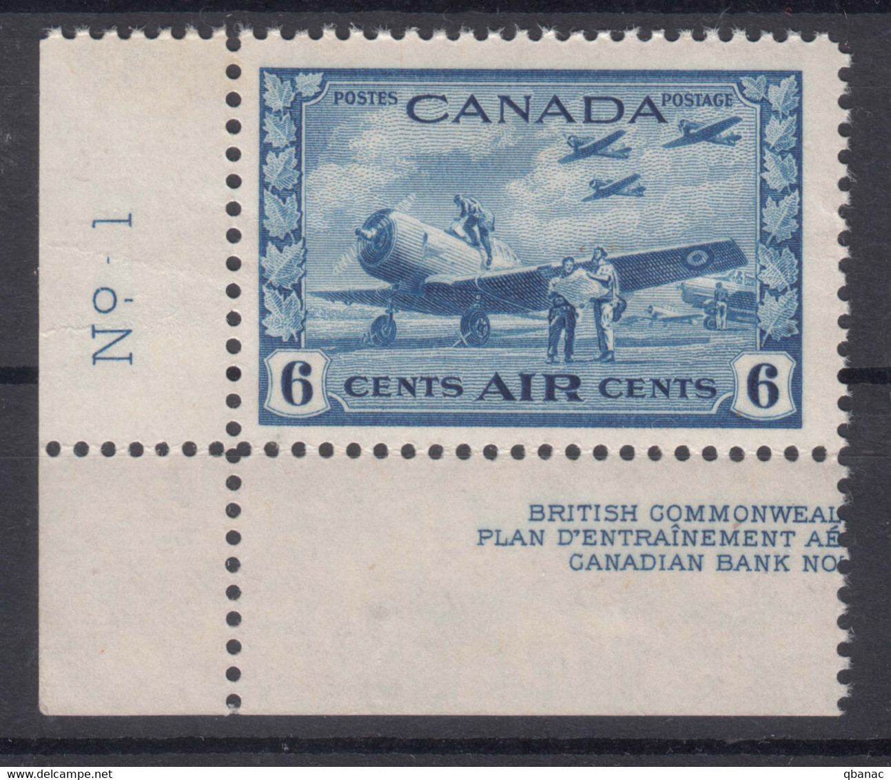 Canada 1942 Airmail Mi#230 Mint Never Hinged - Unused Stamps