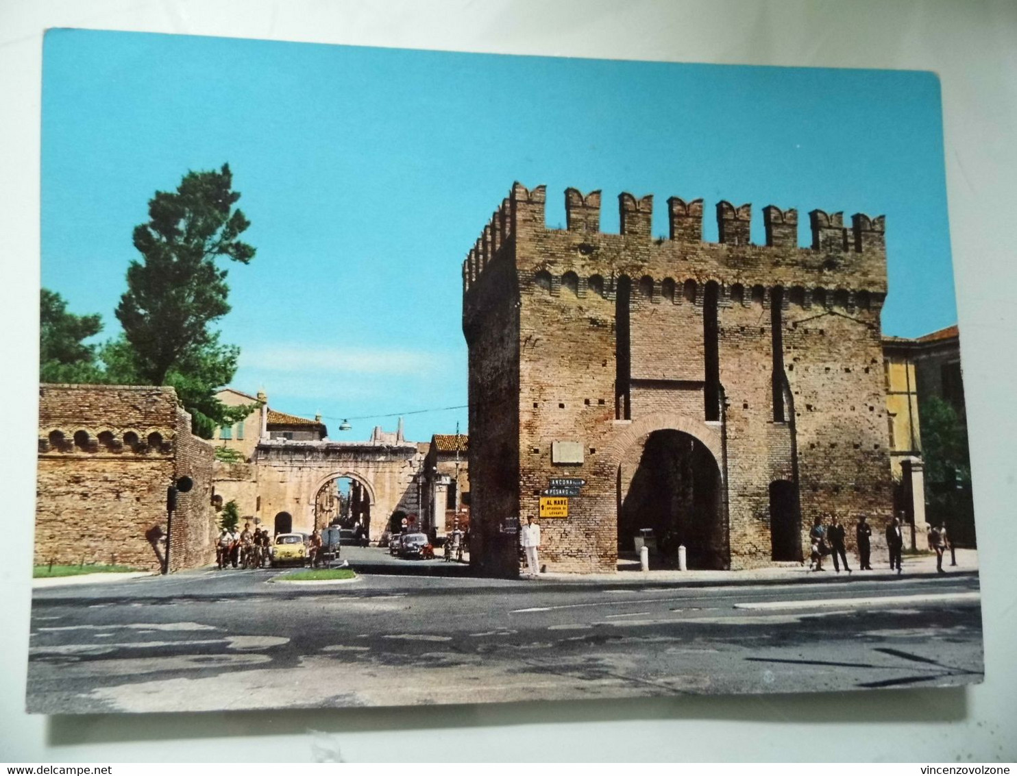 Cartolina Viaggiata "FANO Porta Maggiore Ed Arco Di Augusto" 1967 - Fano