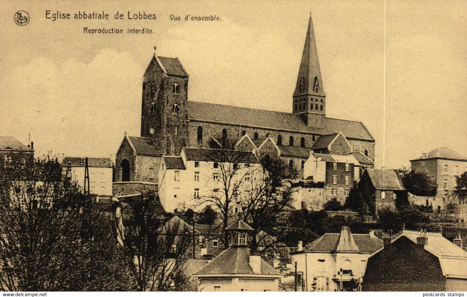 Lobbes, Eglise Abbatiale De Lobbes, Um 1910/20 - Lobbes