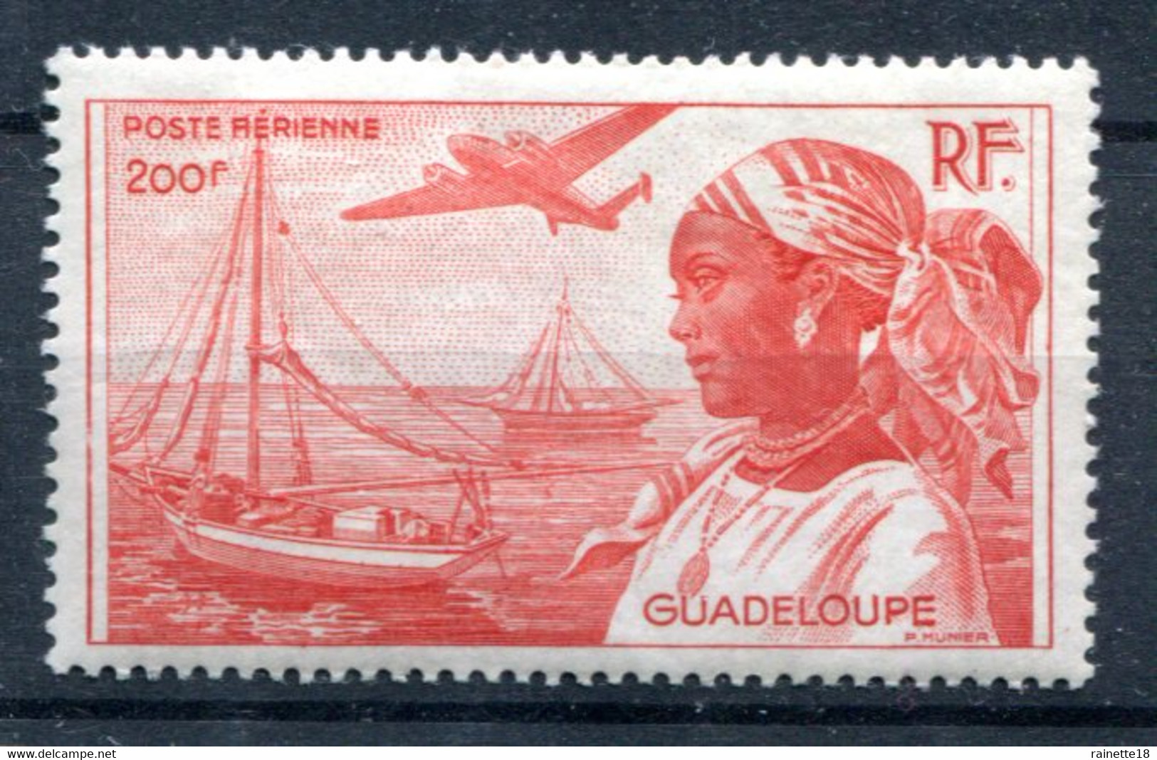 Guadeloupe         PA 16 ** - Luchtpost