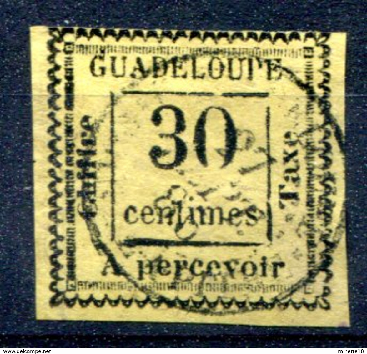 Guadeloupe       Taxe  10  Oblitéré - Timbres-taxe