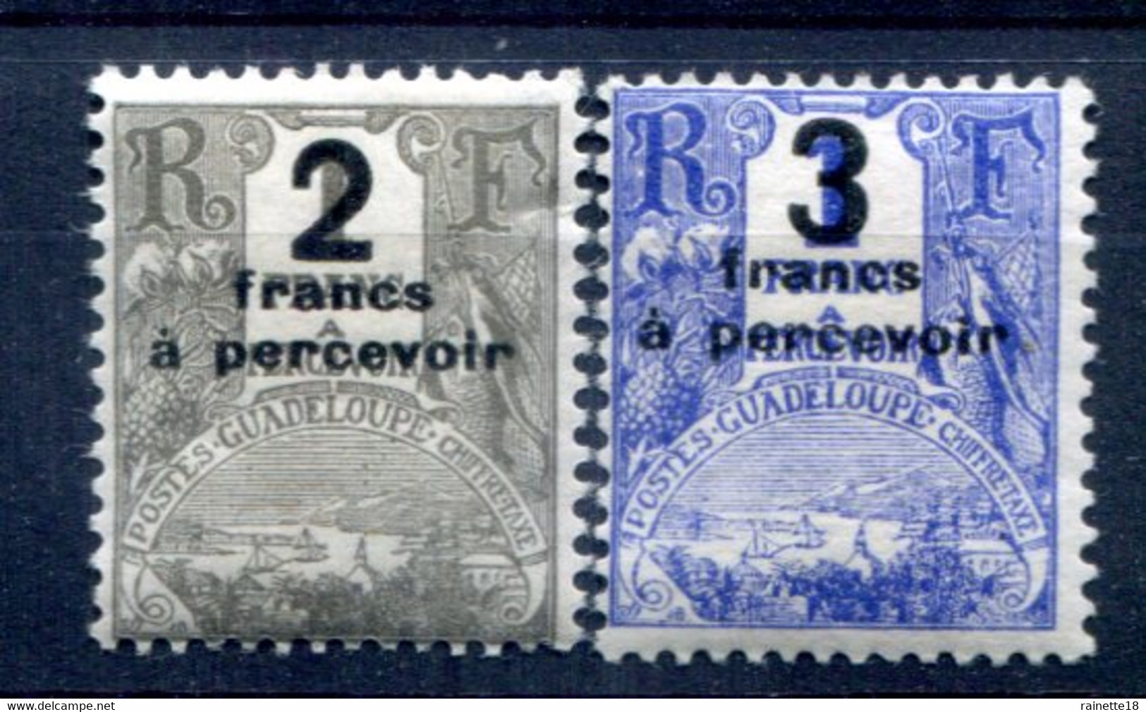 Guadeloupe        Taxes   23/24 * - Postage Due