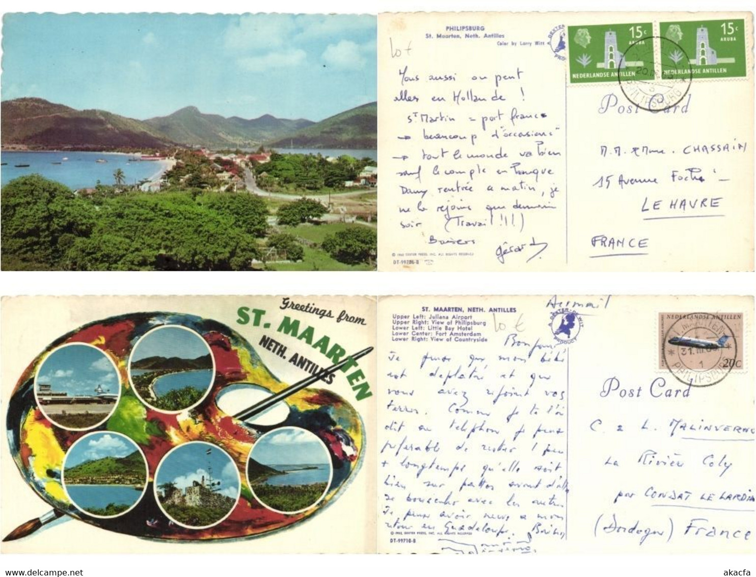 ST.MAARTEN DUTCH WEST INDIES CARIBBEAN ISLANDS 17 Modern Postcard (L6105)