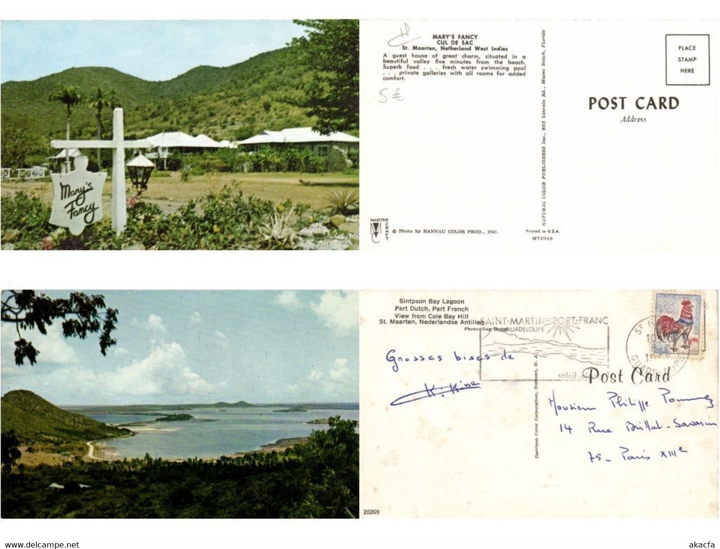 ST.MAARTEN DUTCH WEST INDIES CARIBBEAN ISLANDS 17 Modern Postcard (L6105)