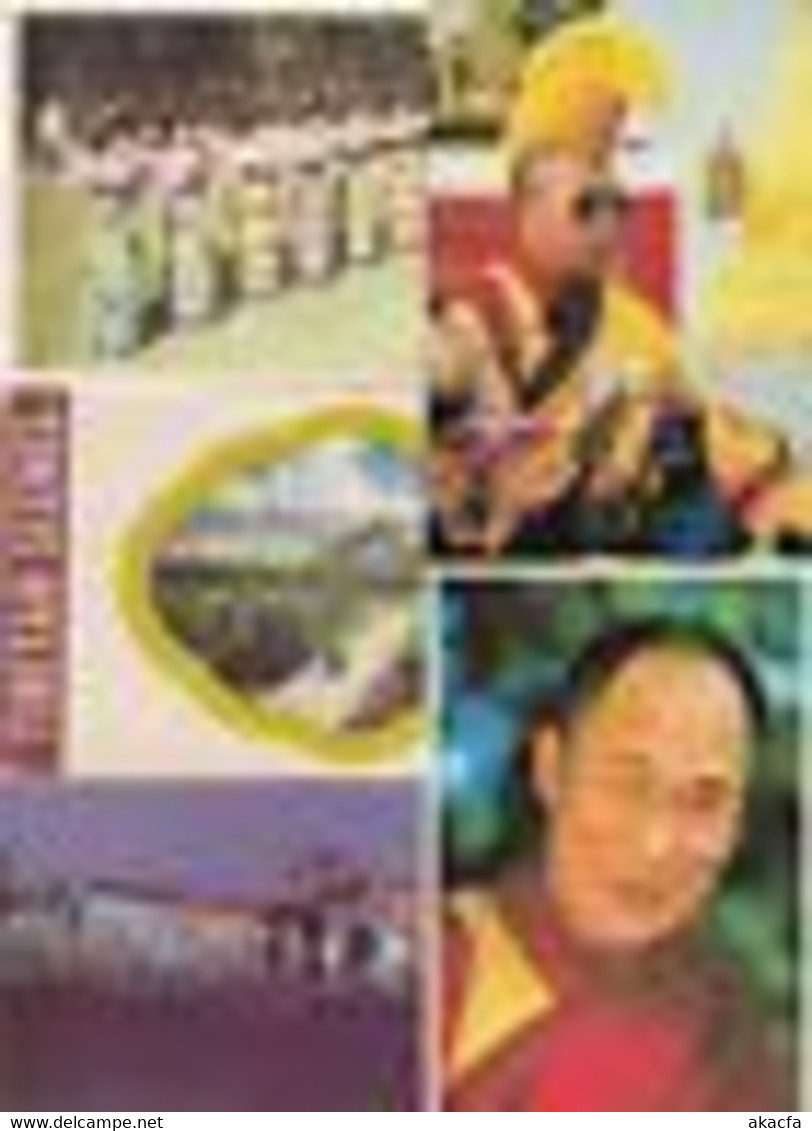 TIBET Incl. DALAI LAMA 17 India Postcards Mostly Pre-1980 (L6169) - Tibet