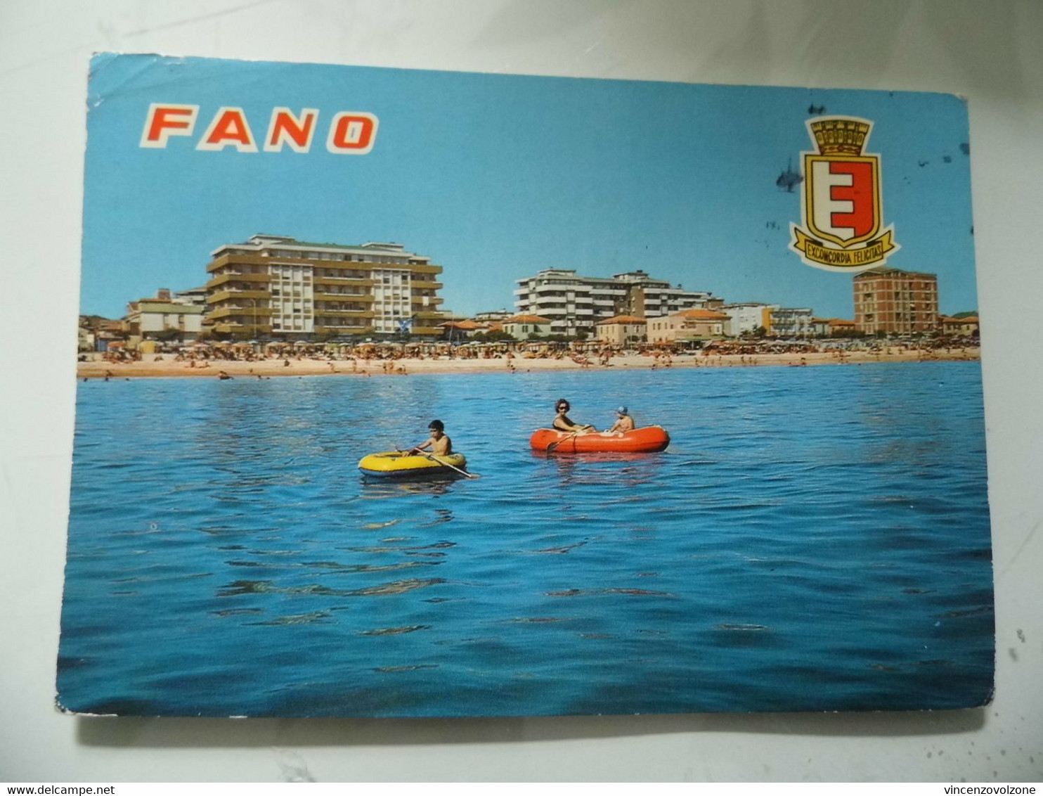 Cartolina Viaggiata "FANO Spiaggia Di Levante" 1973 - Fano