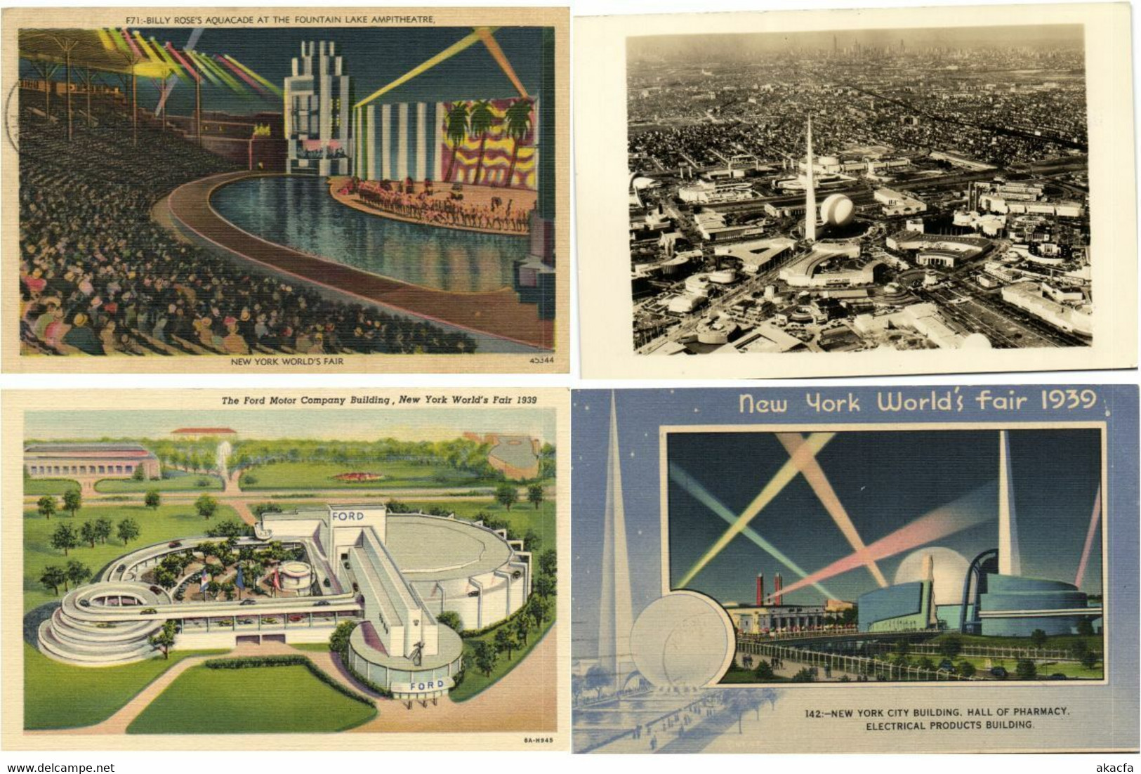 USA NEW YORK WORLD'S FAIR 1939 EXPO 17 Vintage Postcard (L3661) - Colecciones & Lotes