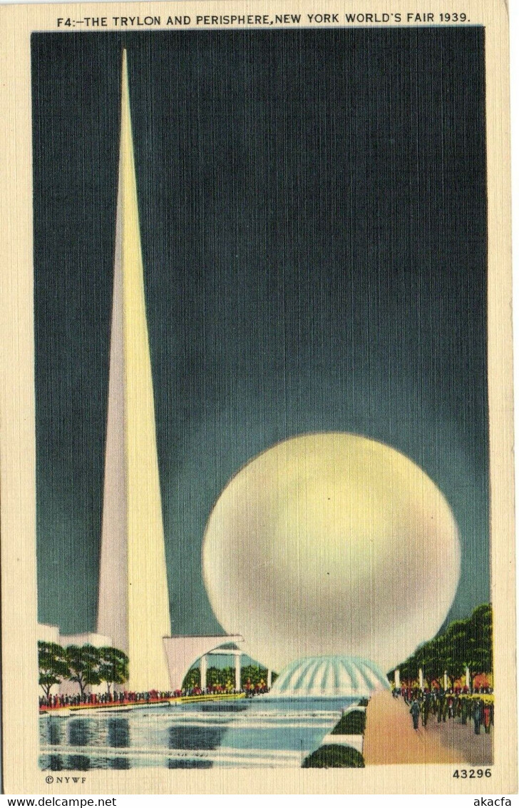 USA NEW YORK WORLD'S FAIR 1939 EXPO 17 Vintage Postcard (L3661)