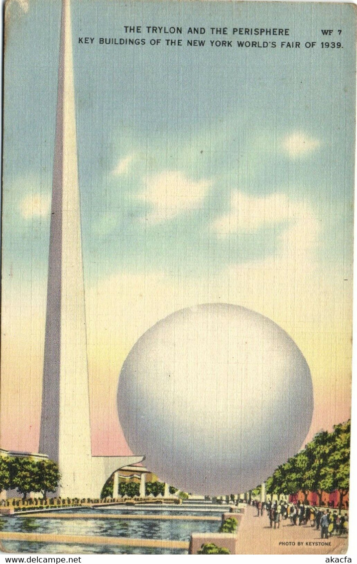 USA NEW YORK WORLD'S FAIR 1939 EXPO 17 Vintage Postcard (L3661)