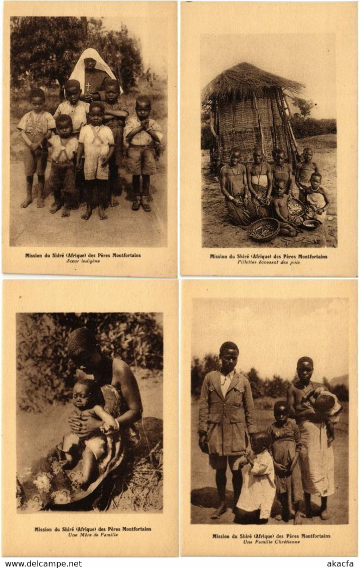 MALAWI NYASALAND SOUTH AFRICA 18 Vintage AFRICA Postcards Mostly Pre-1970(L4207) - Malawi