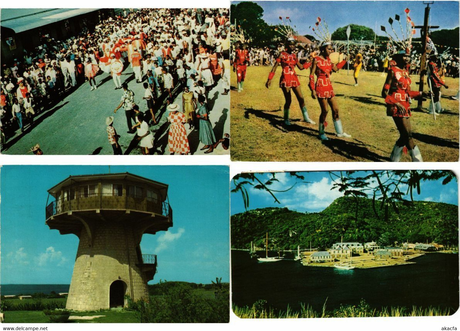 ANTIGUA BRITISH WEST INDIES CARIBBEAN 15 Vintage Postcards Pre-1970 (L2681) - Antigua En Barbuda