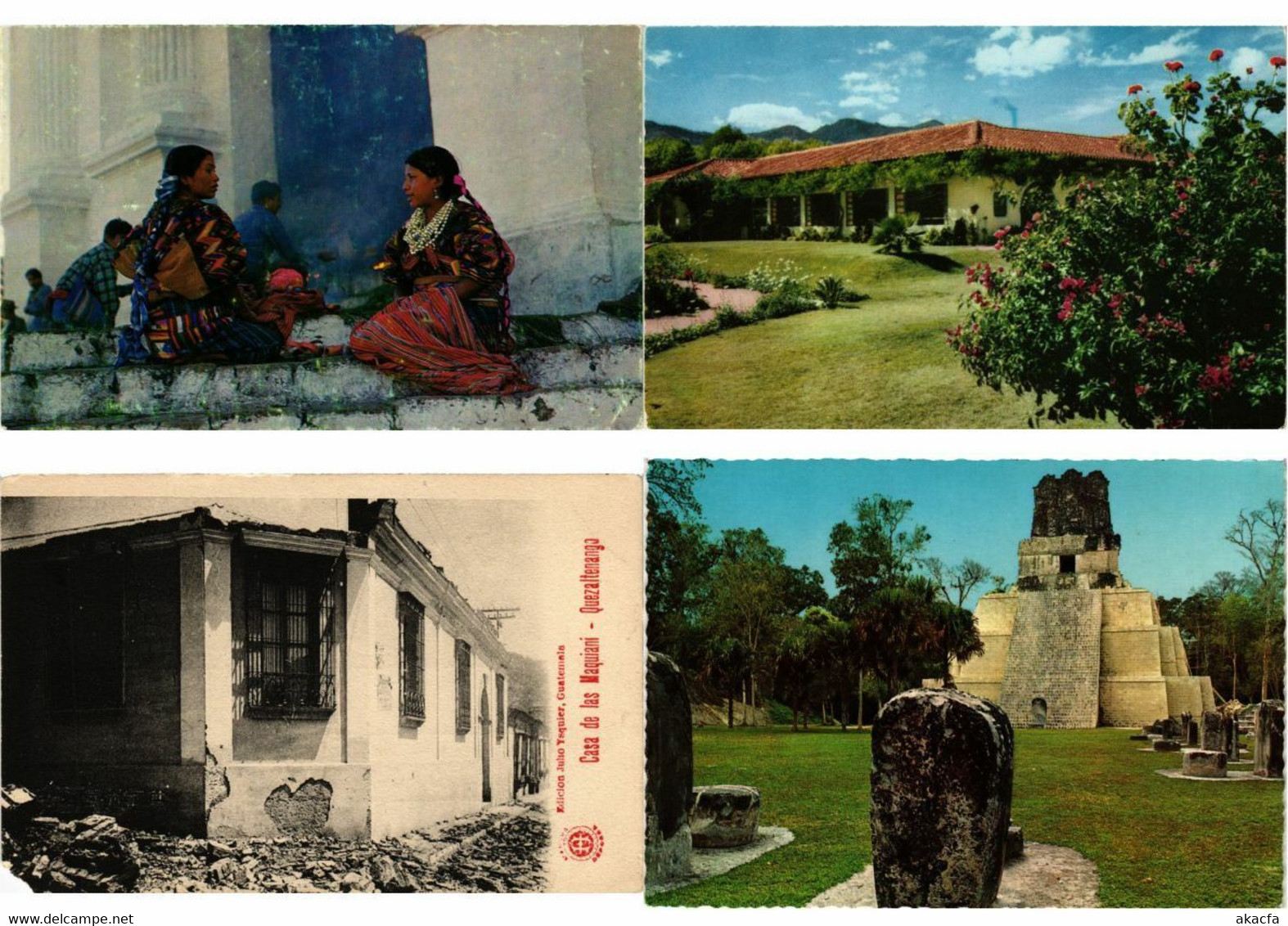 GUATEMALA CENTRAL AMERICA 12 Vintage Postcards Mostly Pre-1970 (L2680) - Guatemala