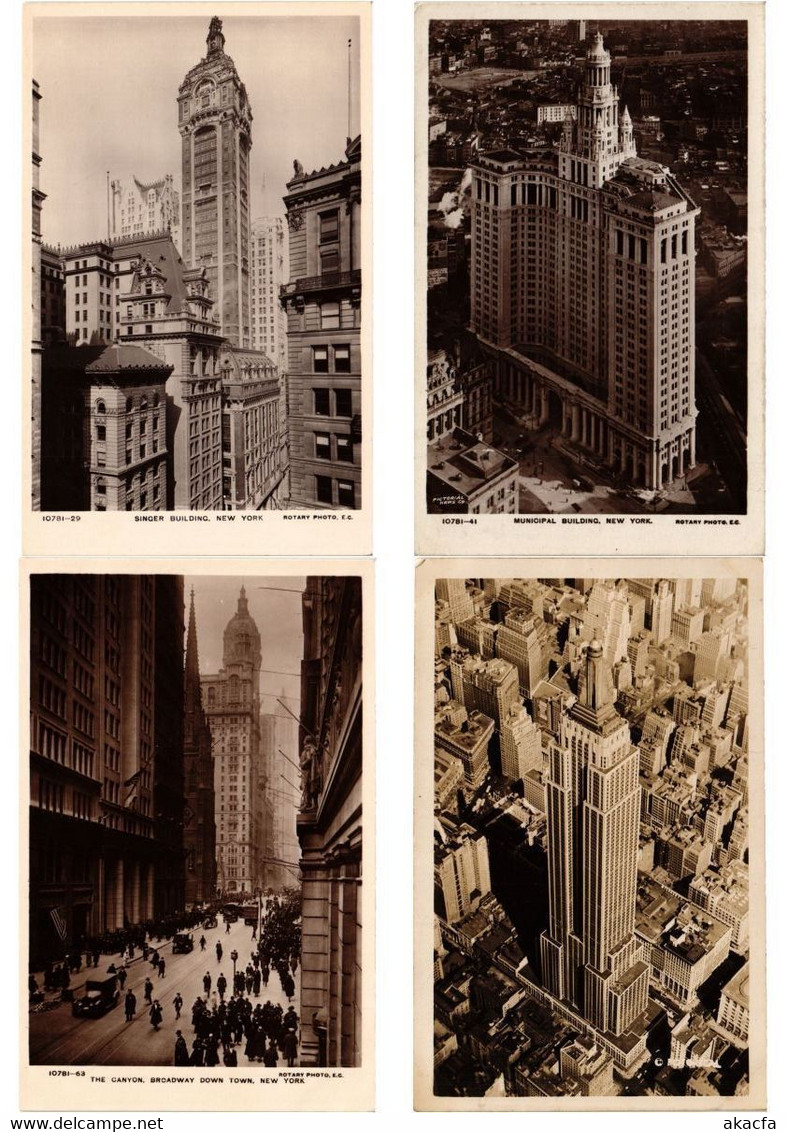 USA NEW YORK 25 Vintage Postcards (L3540) - Collections & Lots