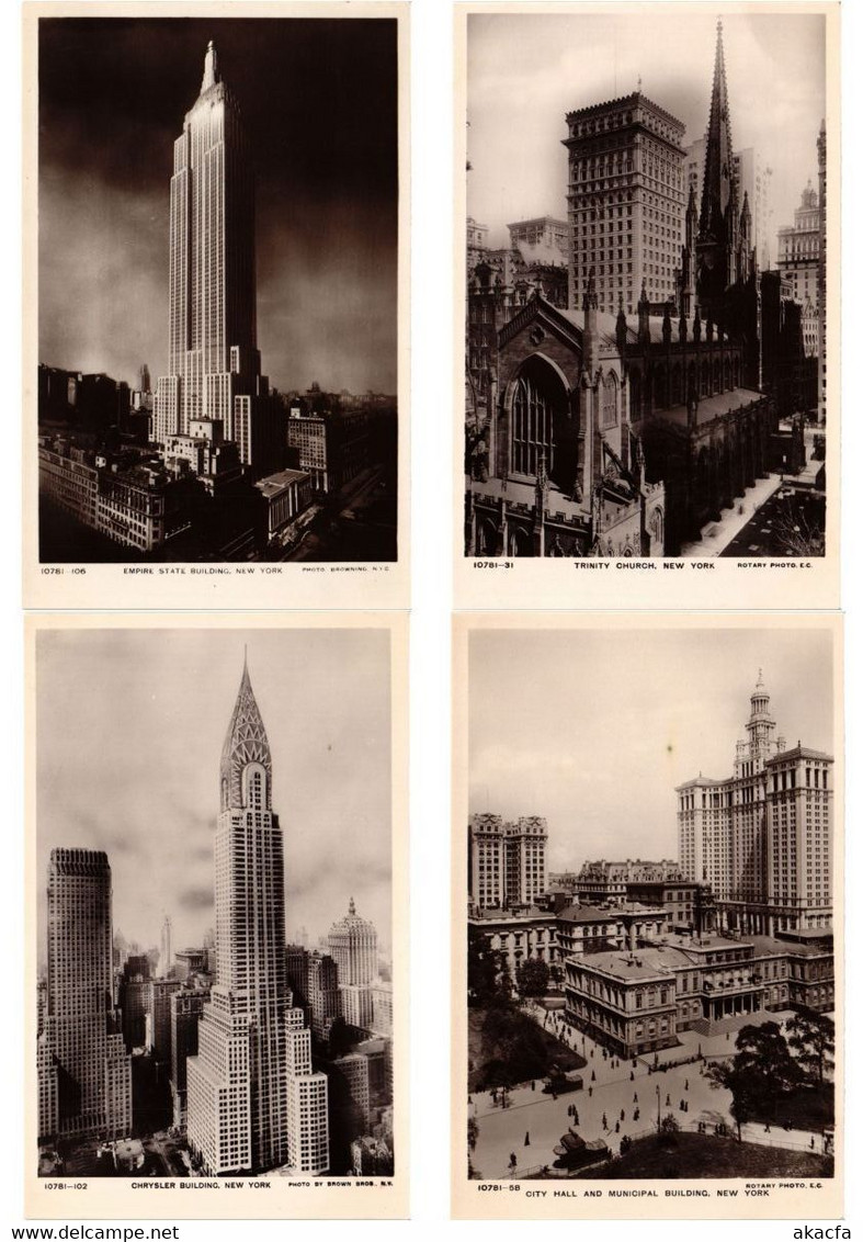 USA NEW YORK 25 Vintage Postcards (L3540) - Collezioni & Lotti