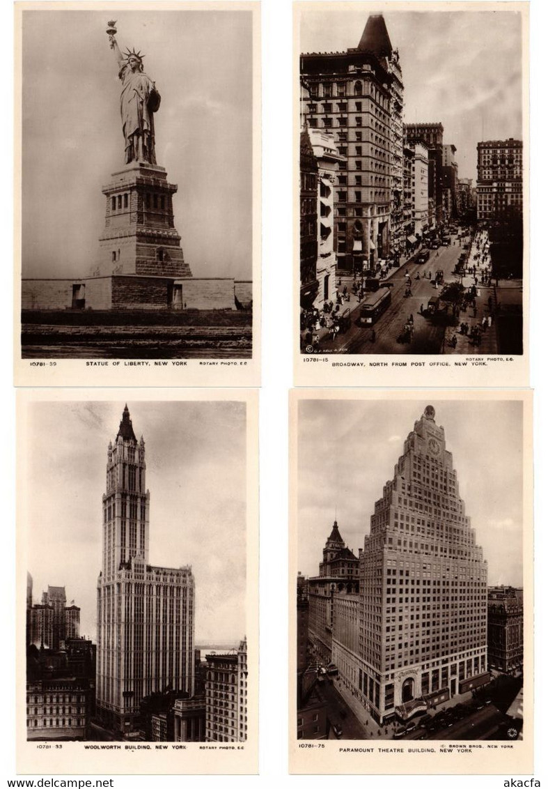 USA NEW YORK 25 Vintage Postcards (L3540) - Colecciones & Lotes