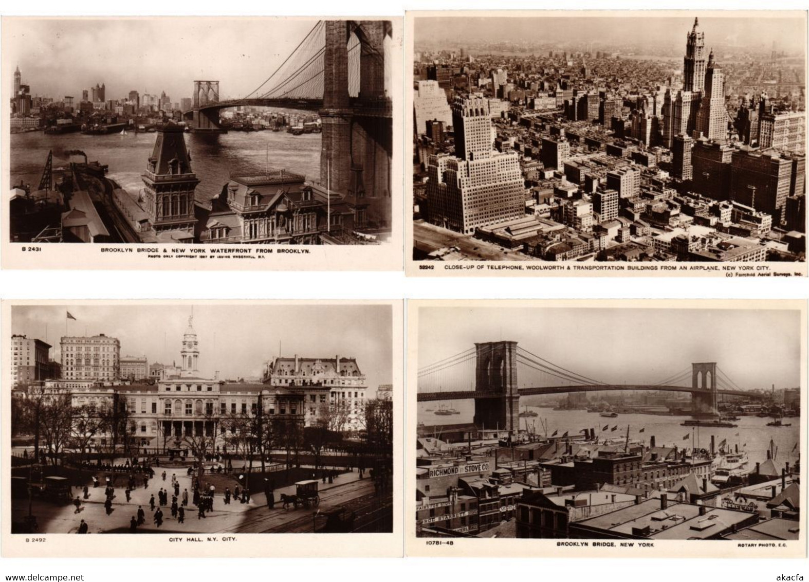 USA NEW YORK 25 Vintage Postcards (L3540) - Collections & Lots