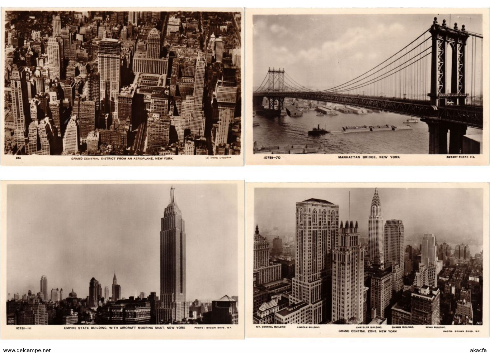 USA NEW YORK 25 Vintage Postcards (L3540) - Colecciones & Lotes